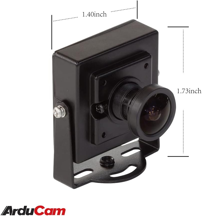 16MP Wide Angle USB Camera with Metal Case, 1/2.8 CMOS IMX298 Mini UVC USB2.0 4K Video Webcam, Pack of 2 A332