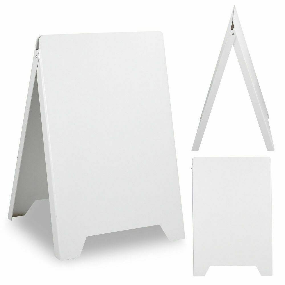 A-Frame Sign Sandwich Board PVC White Z207140