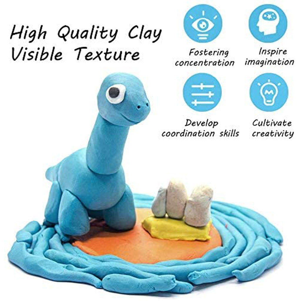 24 Color Baking Molding Toys With Accessories S391