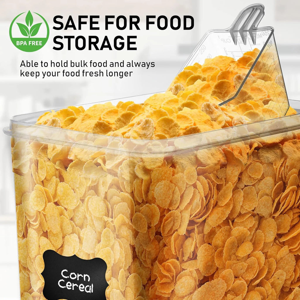 8.5L/287Oz Extra Large Airtight Food Storage Containers, 2 PACK with Lids S9290