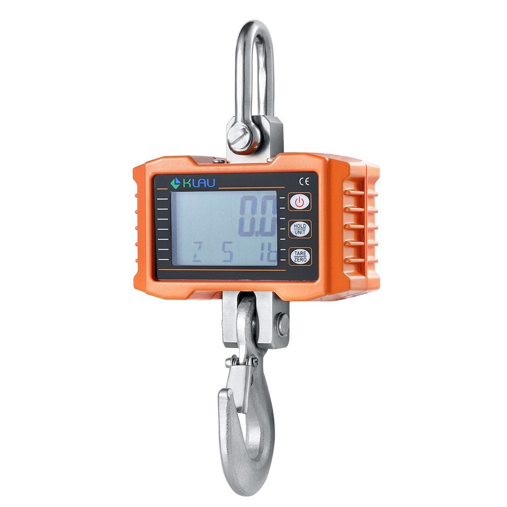 Orange 500 kg 1000 lb Digital Crane Scale Q394245