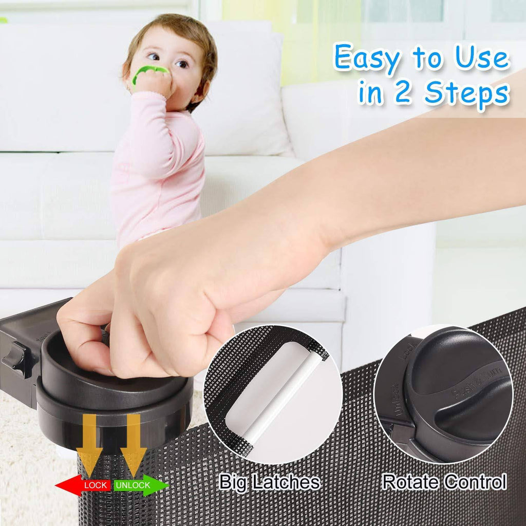 Retractable Baby Gate Safety Mesh Gate W283