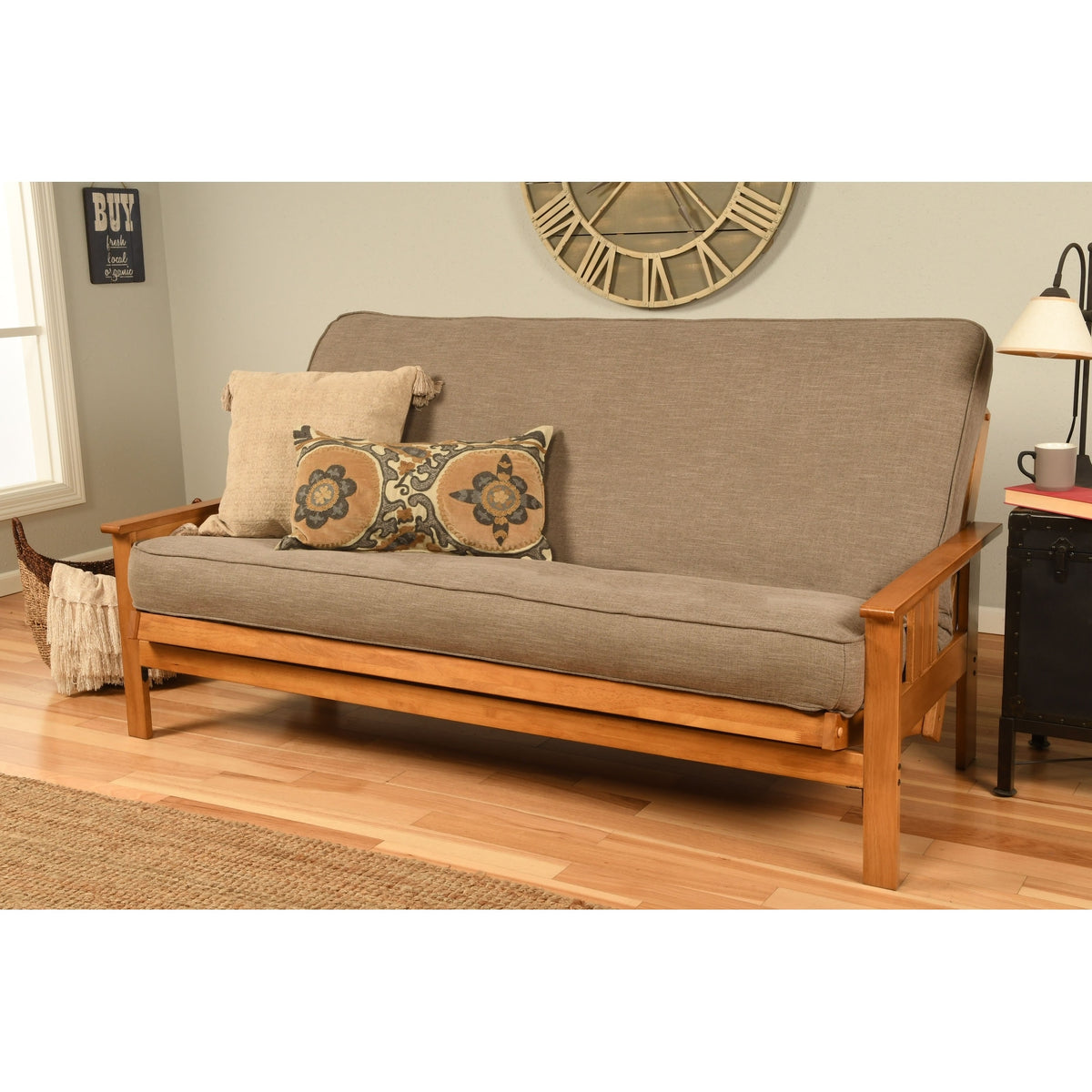 Monterey Sofa with Removable Linen Mattress Cover K345349