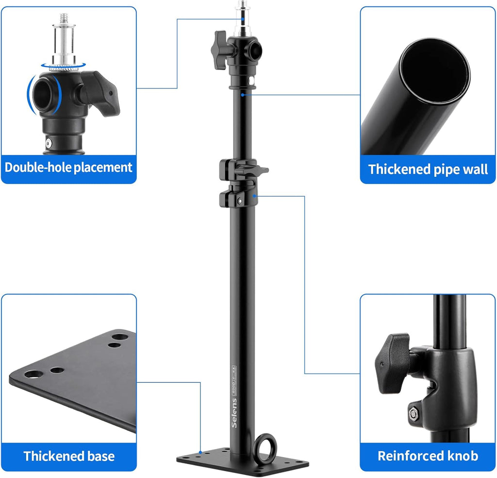 2 Pack Camera Mount Boom Arm with 3/8 1/4 Thread C72149