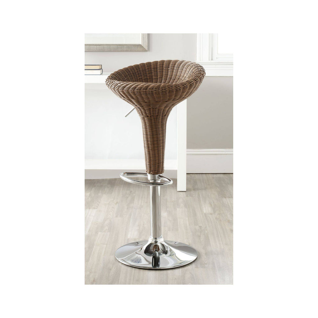 Brown Swivel Bar Stool A747511