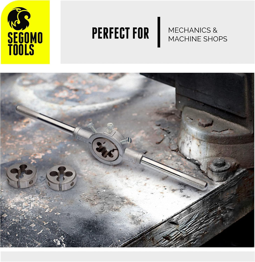 110 Piece Hardened Alloy Steel SAE Tap And Die Threading Tool Set With Storage Case X551