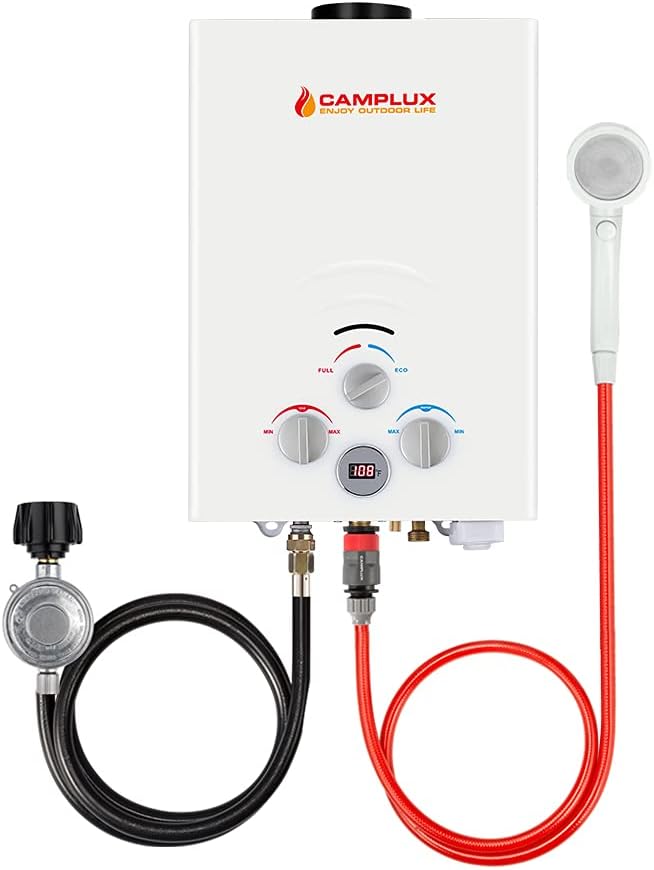 White 2.11 GPM Propane Tankless Water Heater E1522