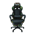 Reclining Ergonomic Gaming Chair with Footrest N95528