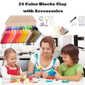 24 Color Baking Molding Toys With Accessories S391