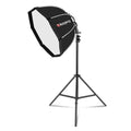 Softbox 90cm with Stand Foldable Octagon for Photography Flash Light T240964