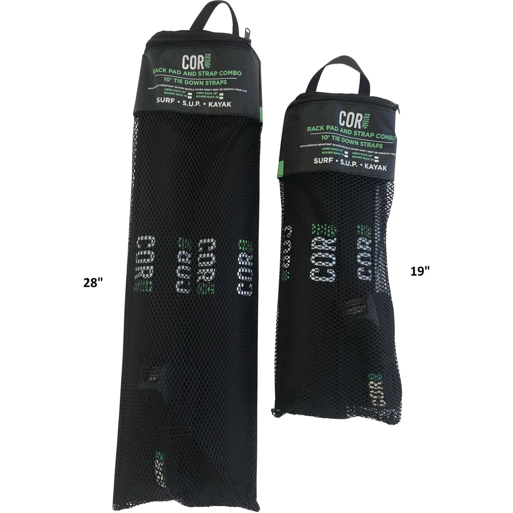 Car Rack Pad and Silicone Tie Down Strap Combo Pack L4203