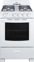 24" Freestanding Gas Range with 2.9 cu. ft. Oven Capacity in White X352877