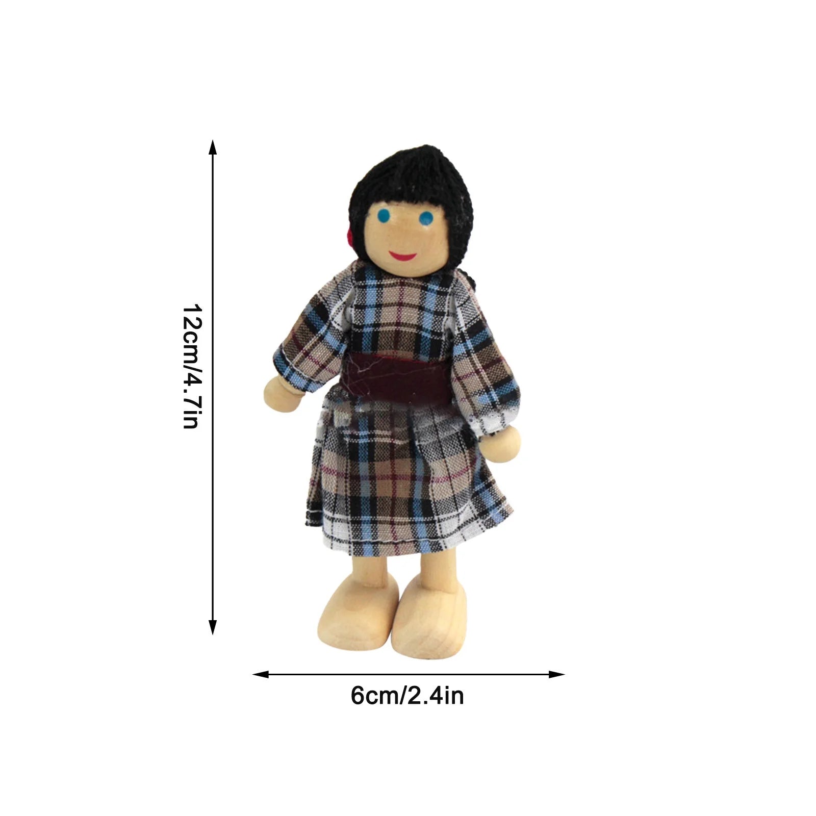 Miniature Dollhouse Accessories 7 People Set Doll Toys C589480