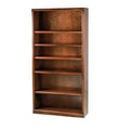36x22 W Standard Bookcase Chestnut Oak 7 Shelves H86397