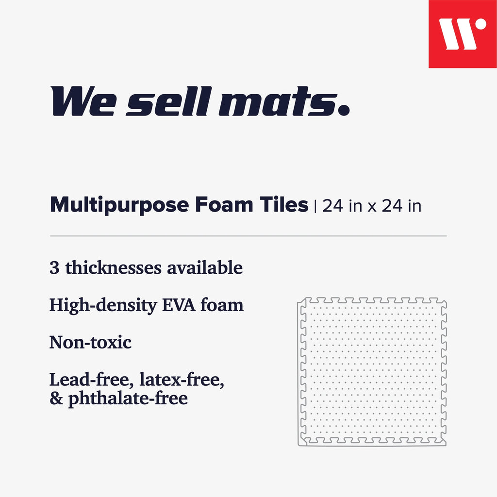 ½ Inch Thick EVA Foam Interlocking Floor Tiles T4948