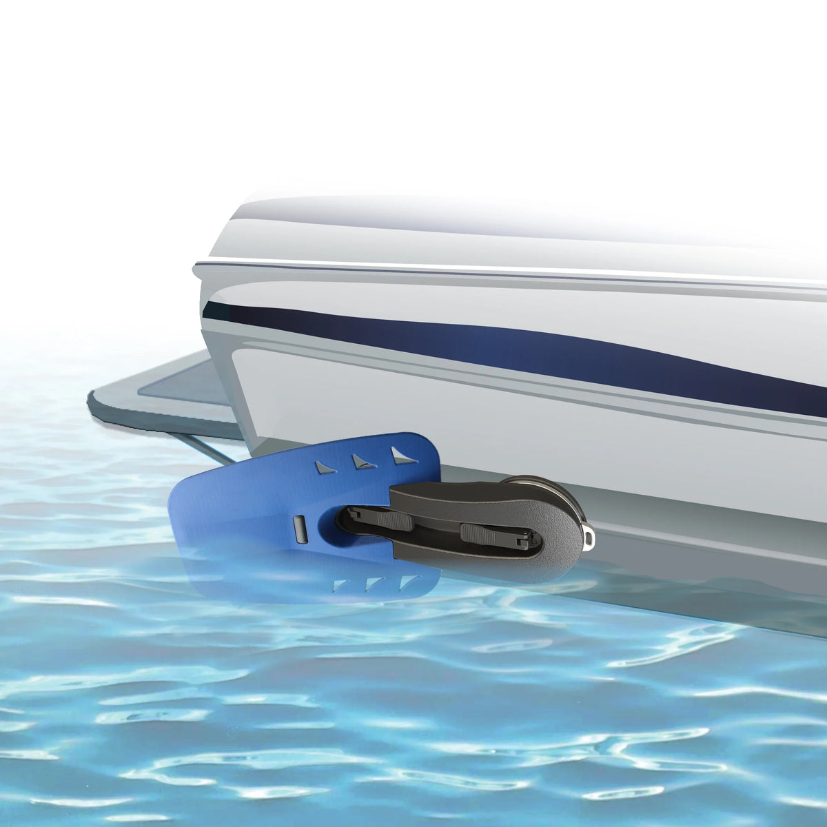 Silver/Blue Wakesurf Shaper with Storage Tote X419230