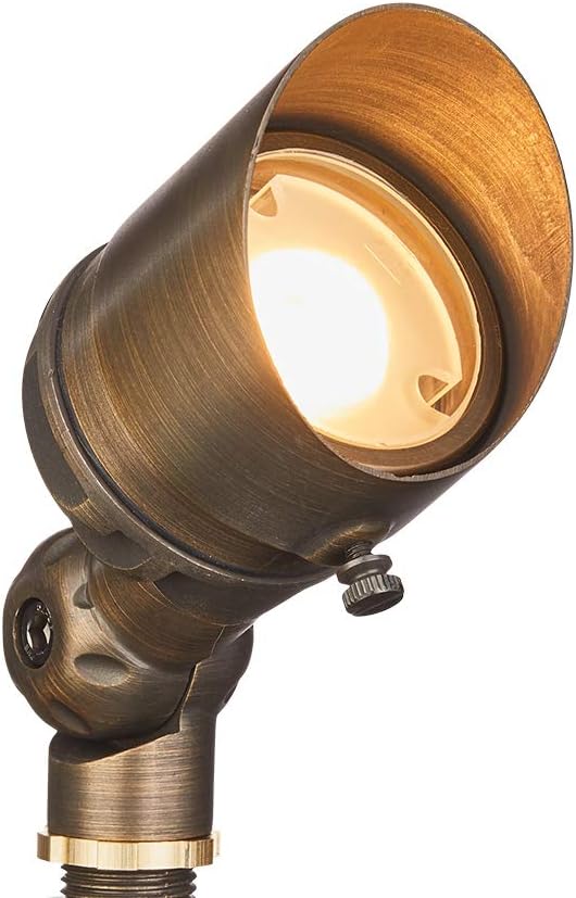 Bronze Cast Brass Outdoor Spotlight V342