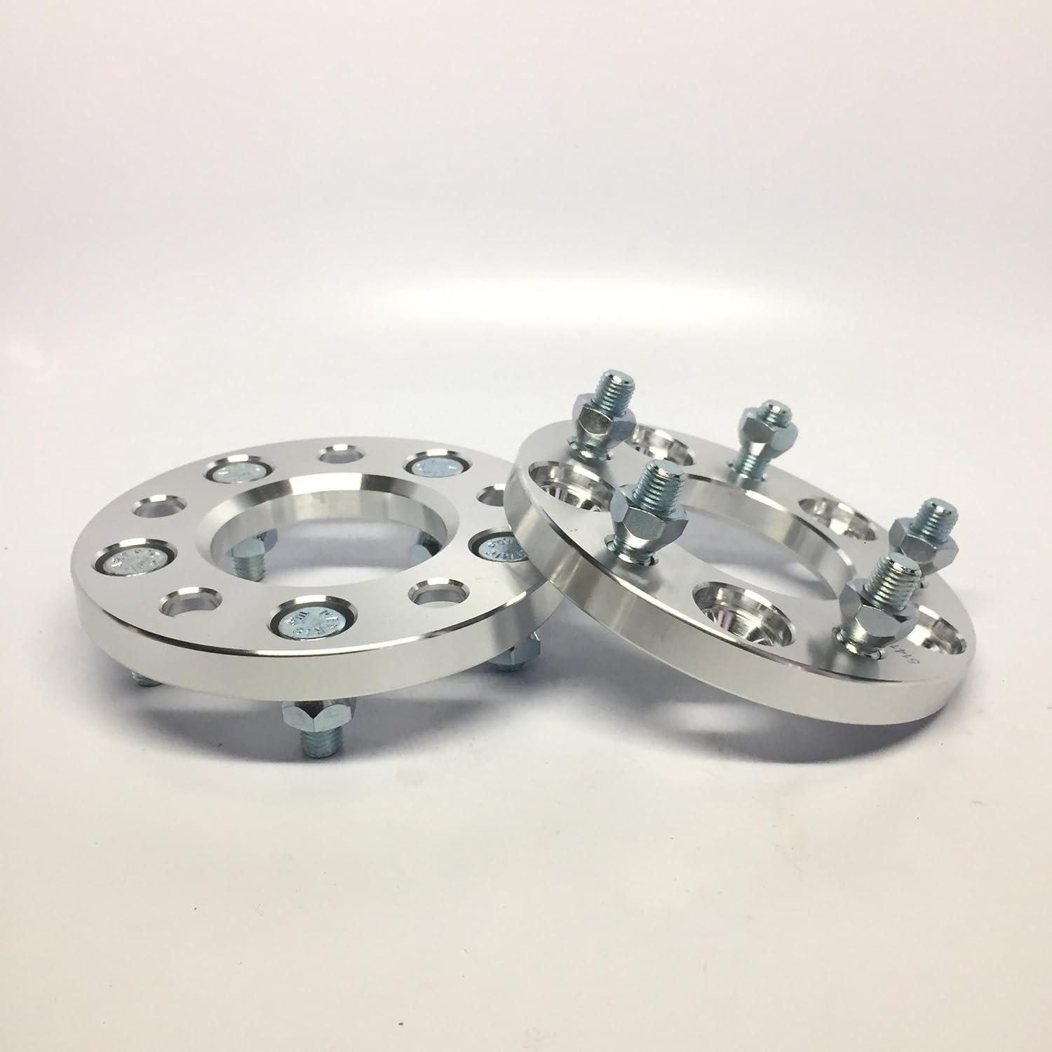 2 Pieces 15mm Wheel Adapters 5x100 Hub to 5x114.3 12x1.5 Studs 67.1mm Center Bore J508