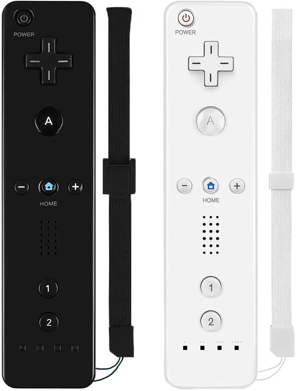 4 Pack Wireless Controller for Wii and Wii U with Silicone Case and Wrist Strap I772060
