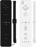 4 Pack Wireless Controller for Wii and Wii U with Silicone Case and Wrist Strap I772060