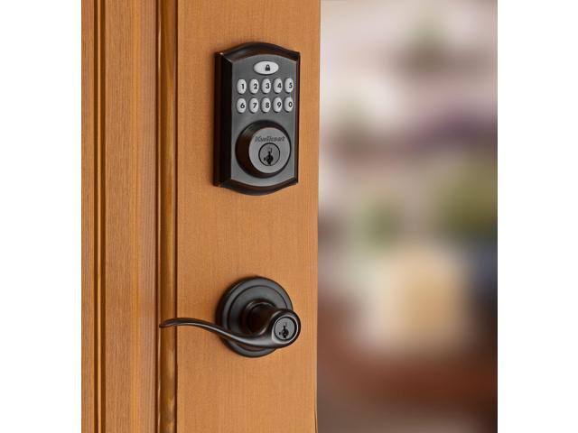 Venetian Bronze SmartKey Deadbolt with Passage Lever H261880
