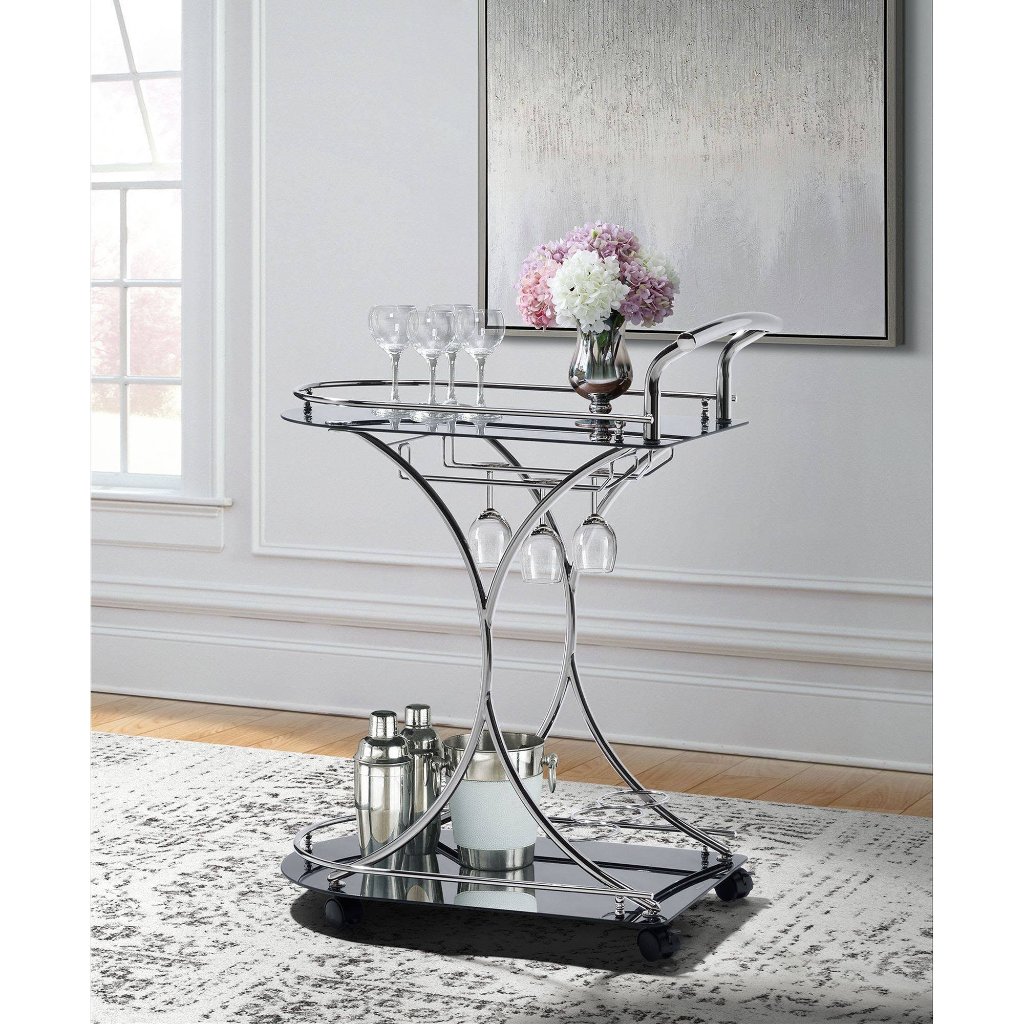Black Bar Cart Y10605