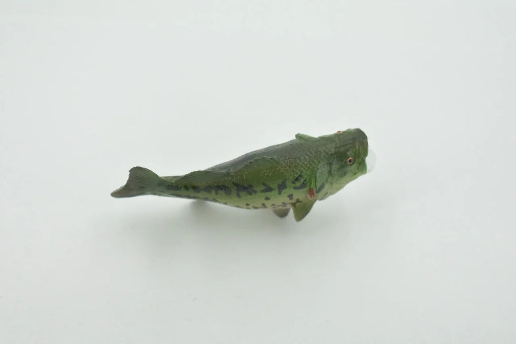 Black Rubber Largemouth Bass Toy Model B328