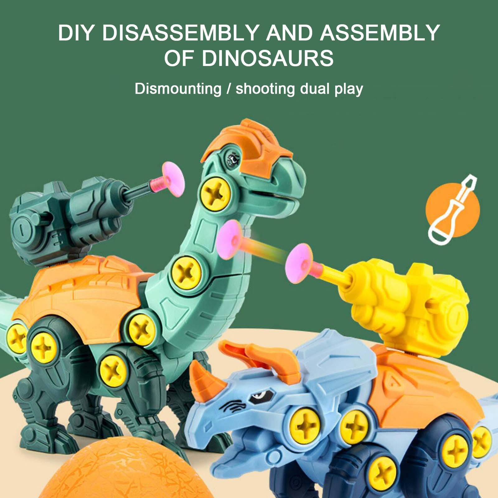 Large Disassembling Dinosaur Building Block Assembly Suit with Transmitter H248809