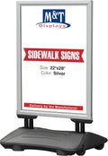 Silver Frame Weatherproof Outdoor Display for 22x28 Poster T759