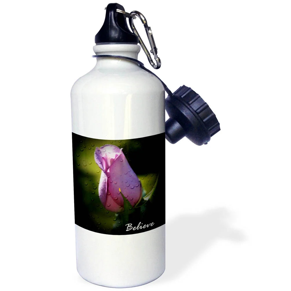 Purple Rose 21 oz Sports Water Bottle K630