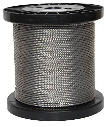 1/4 x 200&, 7x19, Type 304 Stainless Steel Cable Reel Z744764