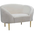 Cream Velvet Chair H593