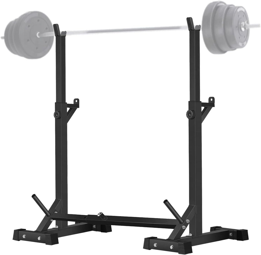 Adjustable Squat Rack Stand Barbell Rack Weight Lifting Gym Dumbbell Racks Home Gym Bench Press Rack 600Lbs S83485