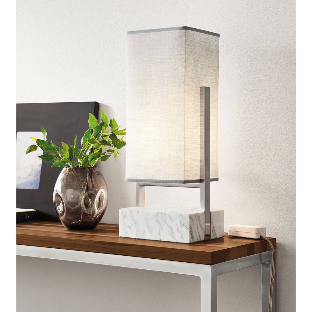 Smoke Tempered Glass Console Table with Graphite Base P569792