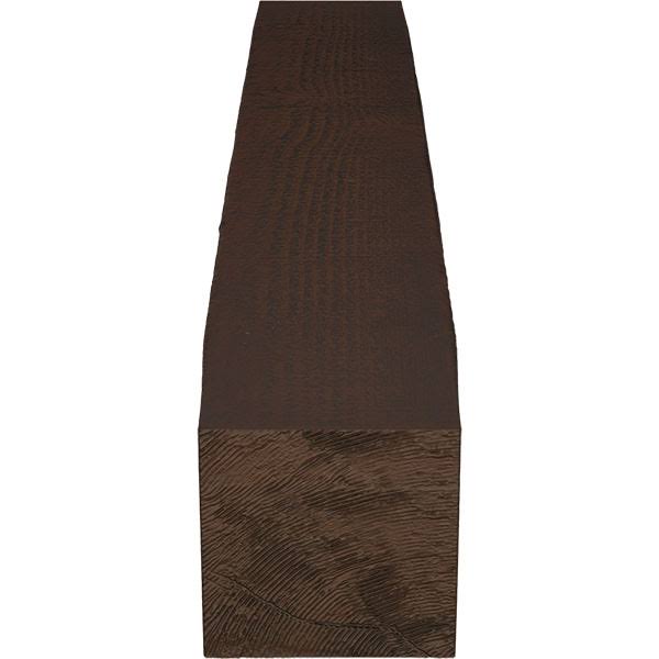 Rough Sawn Faux Wood Fireplace Mantel, Premium Hickory V379396