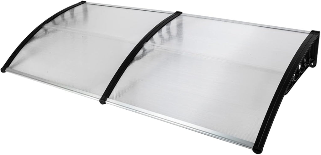 100 x 80 White and Black Awning Canopy Pack of 2 W35036