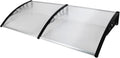 100 x 80 White and Black Awning Canopy Pack of 2 W35036