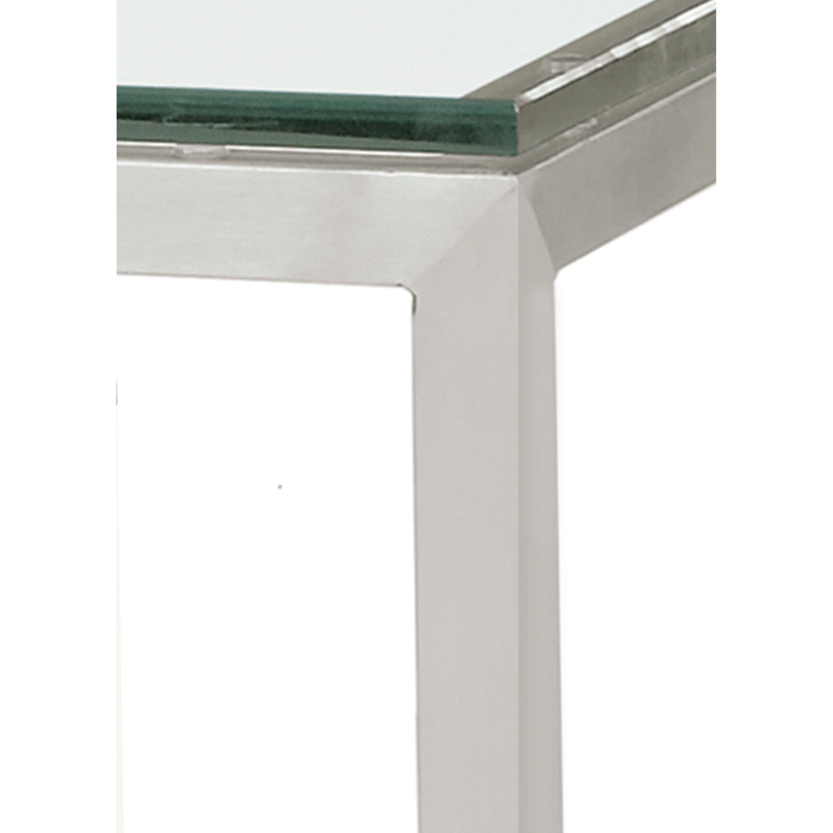 Smoke Tempered Glass Console Table with Graphite Base P569792