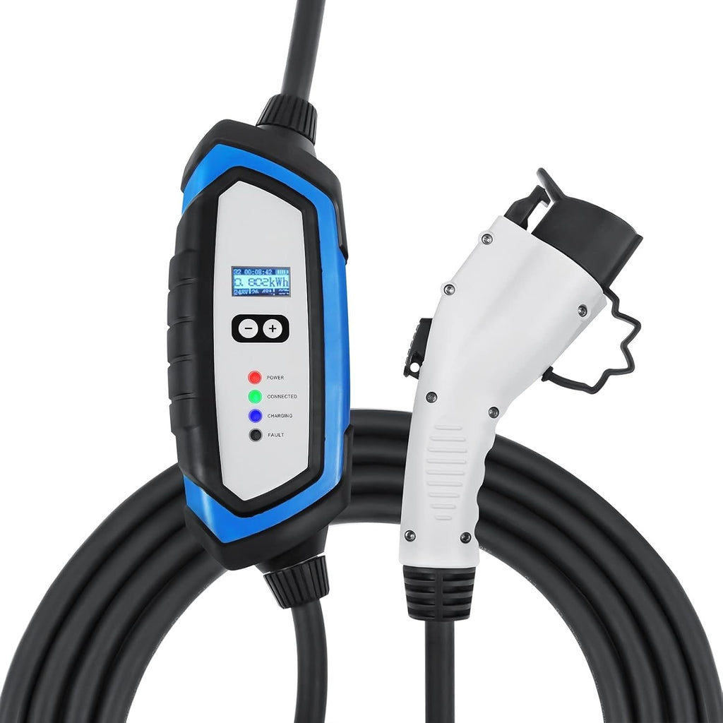240V 32 Amp Level 2 EV Charger with 21ft J1772 Charging Cable & NEMA 14-50 Plug I671