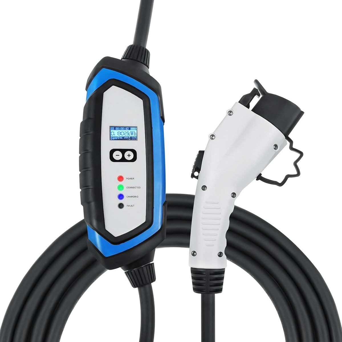 240V 32 Amp Level 2 EV Charger with 21ft J1772 Charging Cable & NEMA 14-50 Plug I671