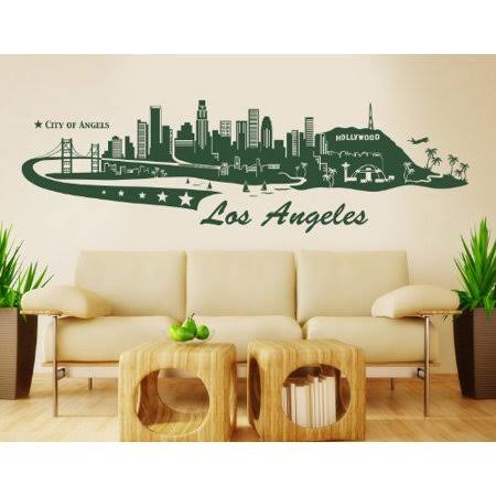 Golden Yellow 59in x 1 Cityscape Wall Decal H614083