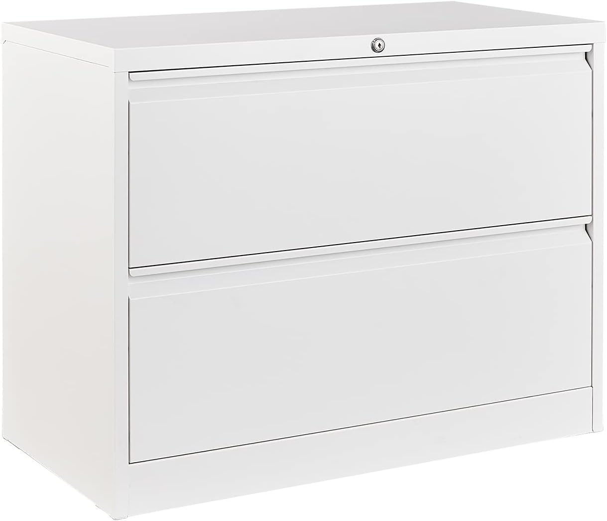 4 Drawer Metal Lateral File Cabinet with Lock O106464