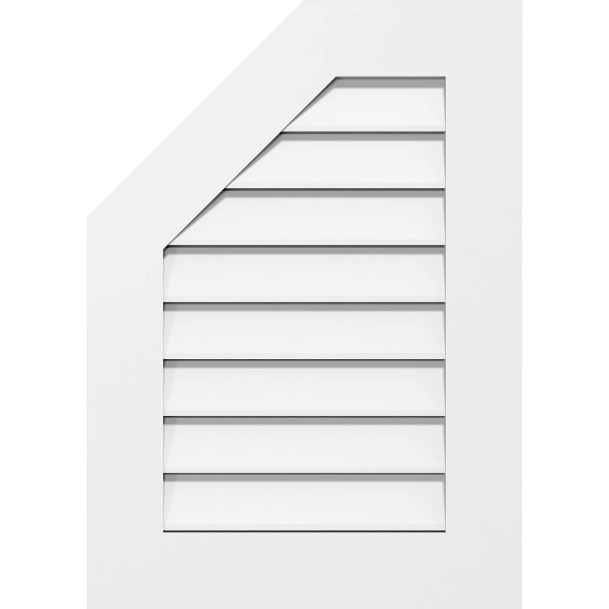 Octagonal Surface Mount PVC Gable Vent Y103241
