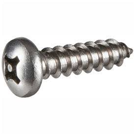 #8 x 2-1/2x22 Security Sheet Metal Screw, Pan Phillips Head, 18-8 Stainless Steel, Pkg of 1 G80570