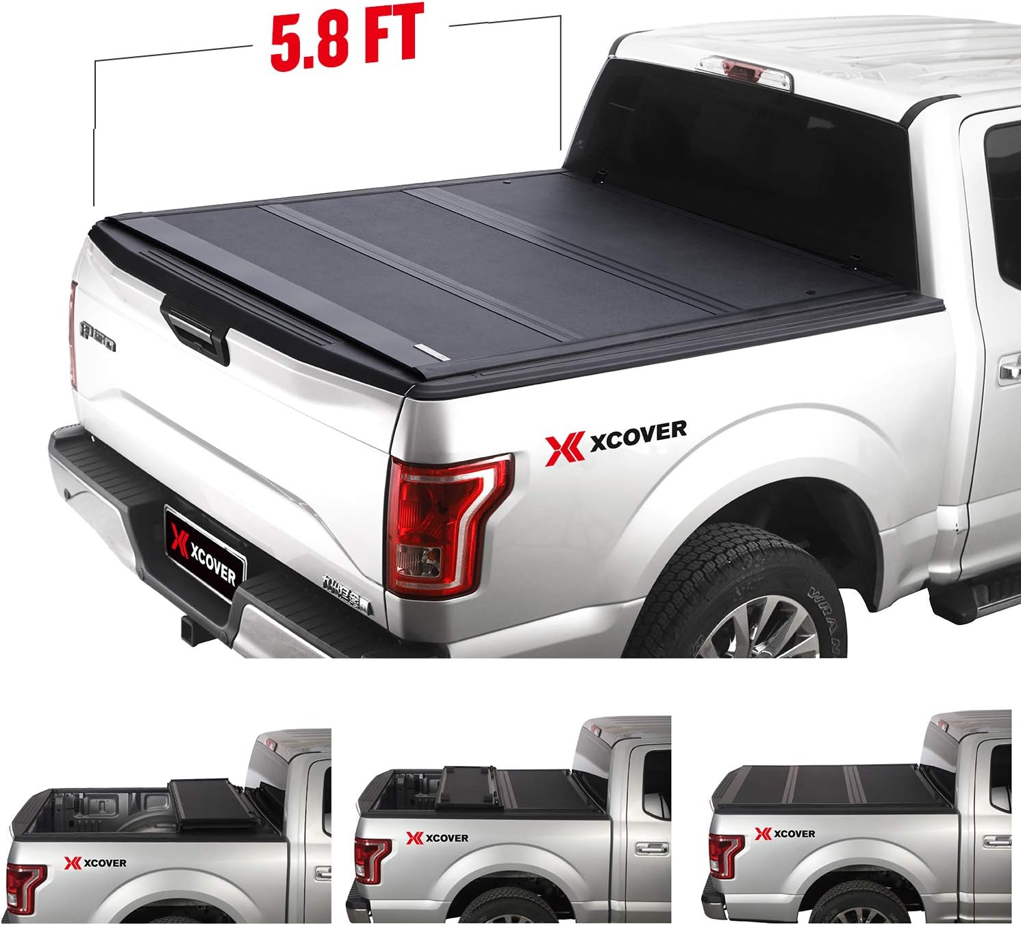 Low Profile Hard Folding Truck Bed Tonneau Cover A681610