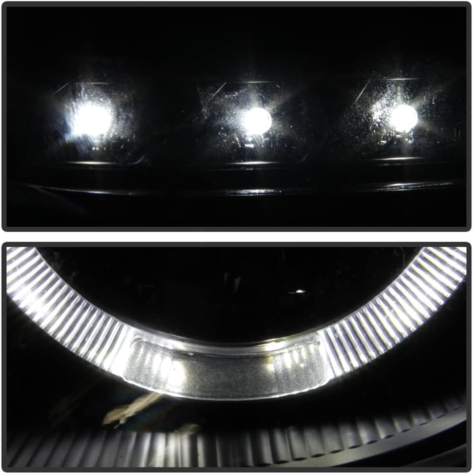 Black LED Projector Headlights B62908
