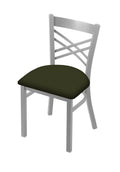 18x22 Chair with Anodized Nickel Finish and Canter Pine Seat U84636