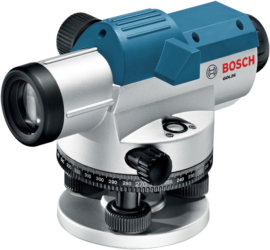 Optical Level Kit with 32x Magnification Power Lens, Tripod and Rod D704146