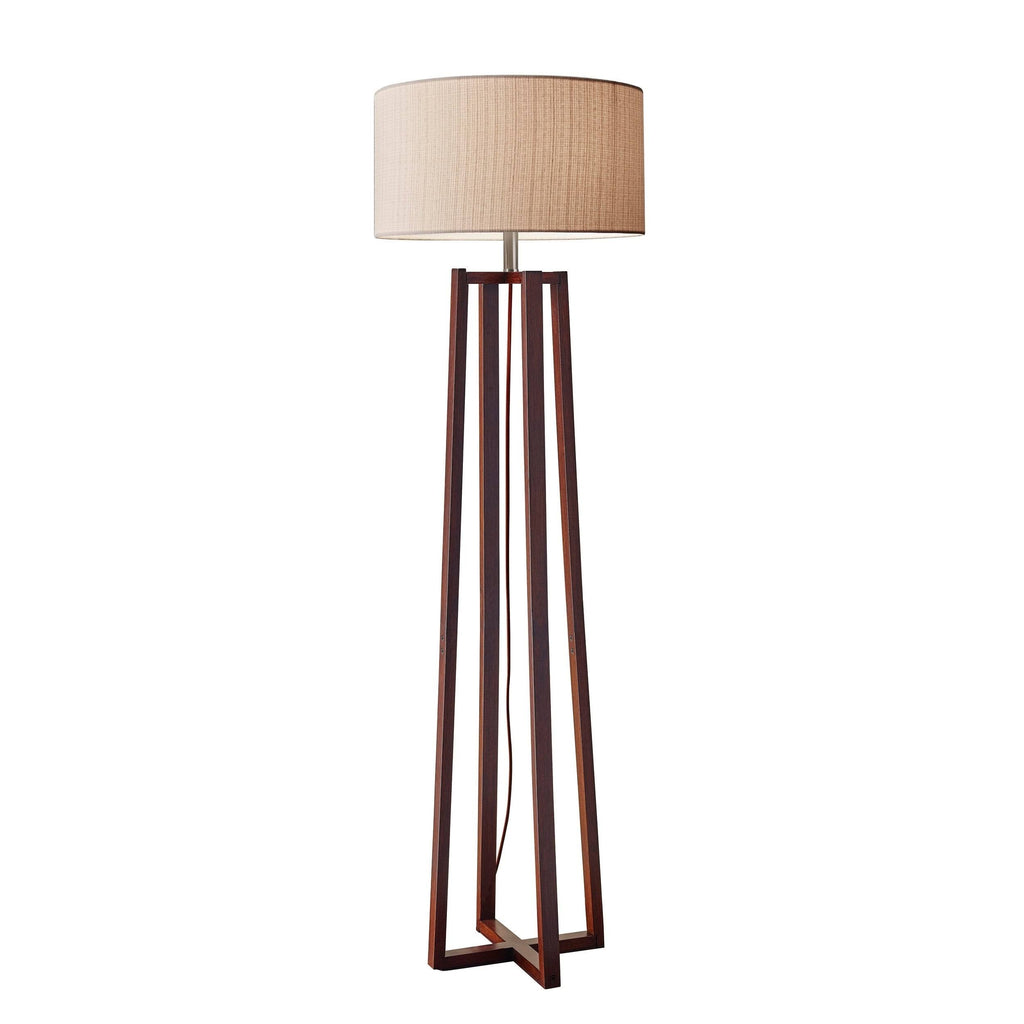 Walnut Floor Lamp Q8249