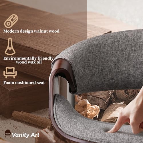 White Upholstered Butterfly Accent Chair with Wood Legs L638154